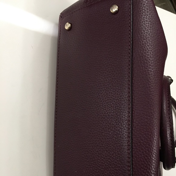 ❤️ Burgundy KATE SPADE Handbag satchel - Picture 8 of 13